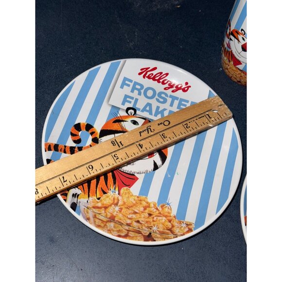 Kelloggs Frosted Flakes Ceramic Plate,Bowl & Mug Set Featuring Tony The Tiger - Picture 6 of 12